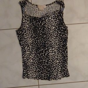 Leopard print top